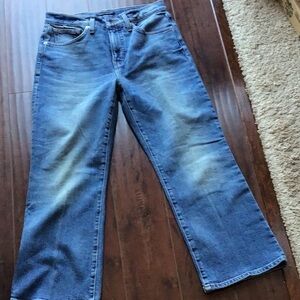 Lucky Brand Bridgette Crop Mini Boot Jeans